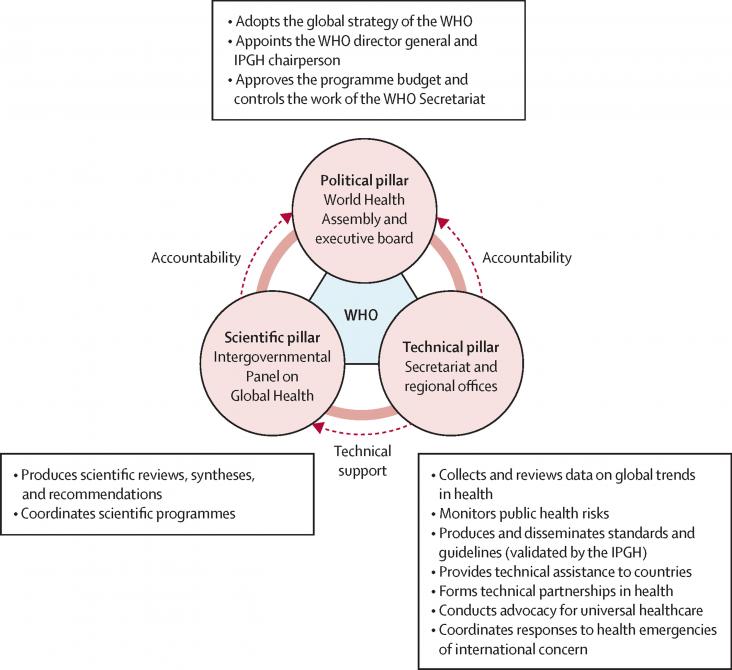 A tripolar architecture for WHO