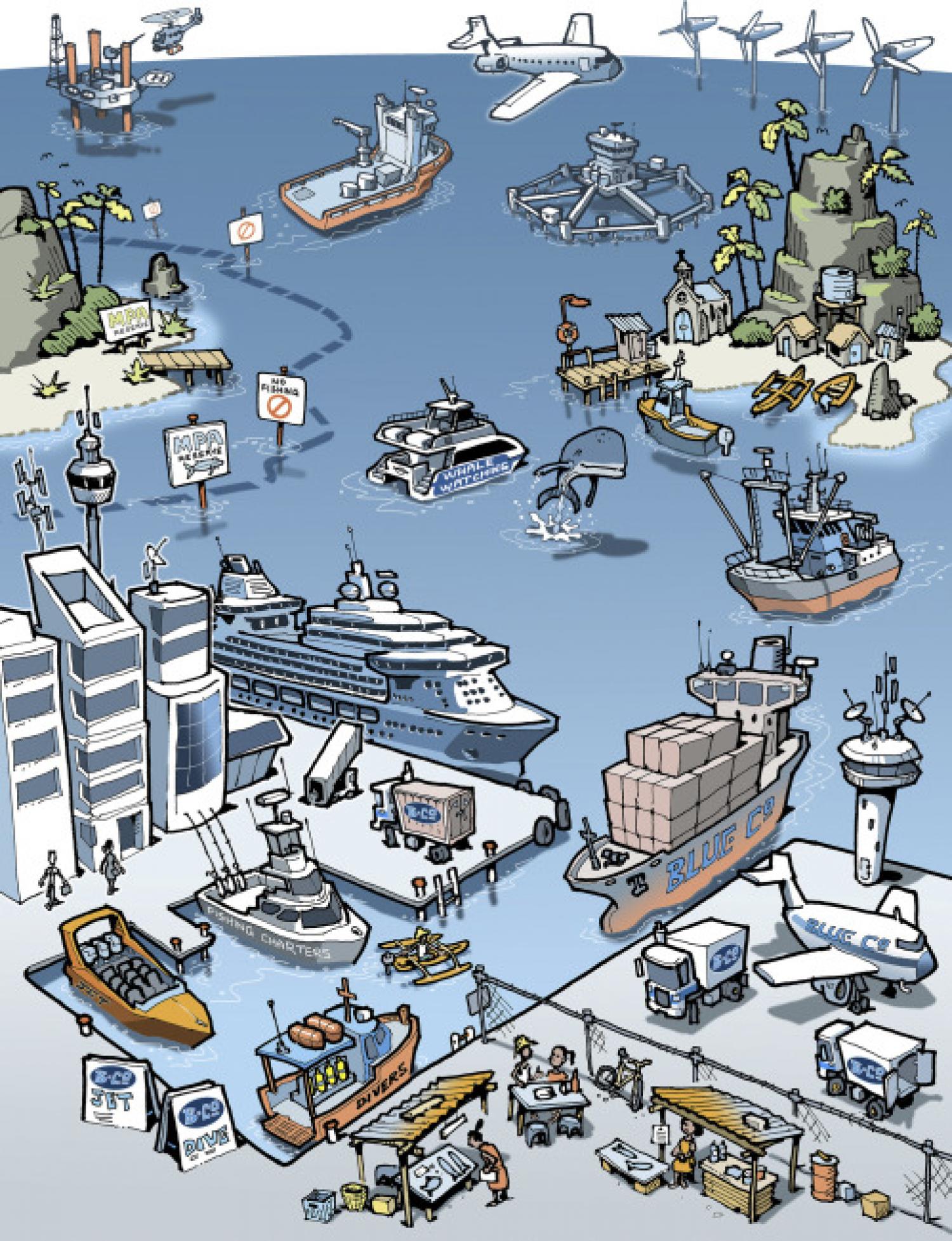 Blue food: competing for visibility in a growing blue economy