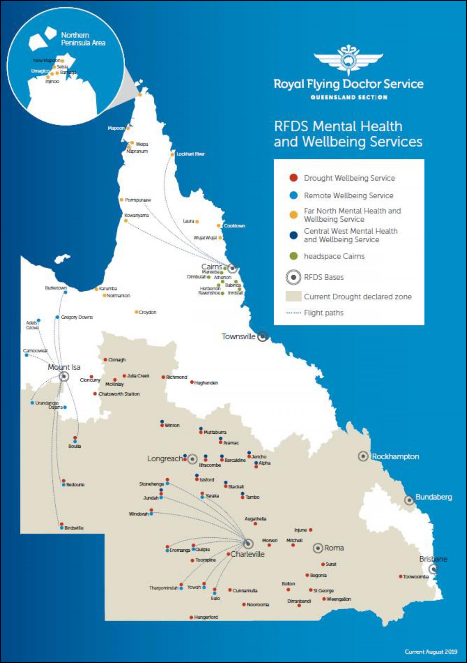 Royal Flying Doctor Service Mental Health Programs in Queensland, Australia.