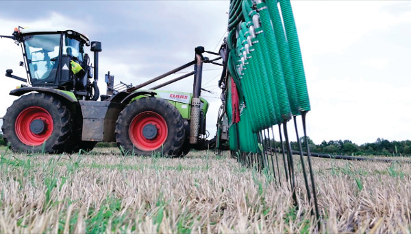 The plant produces approximately 28000 cubic metres of digestate every year
